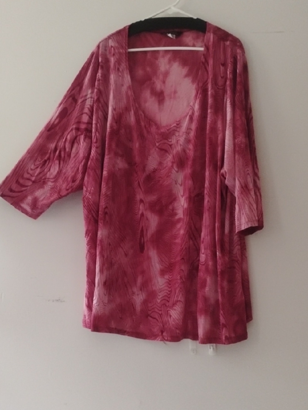 Zaffique Pink Red Top - Soft & Flowing